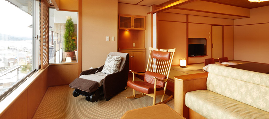 露天風呂付客室
