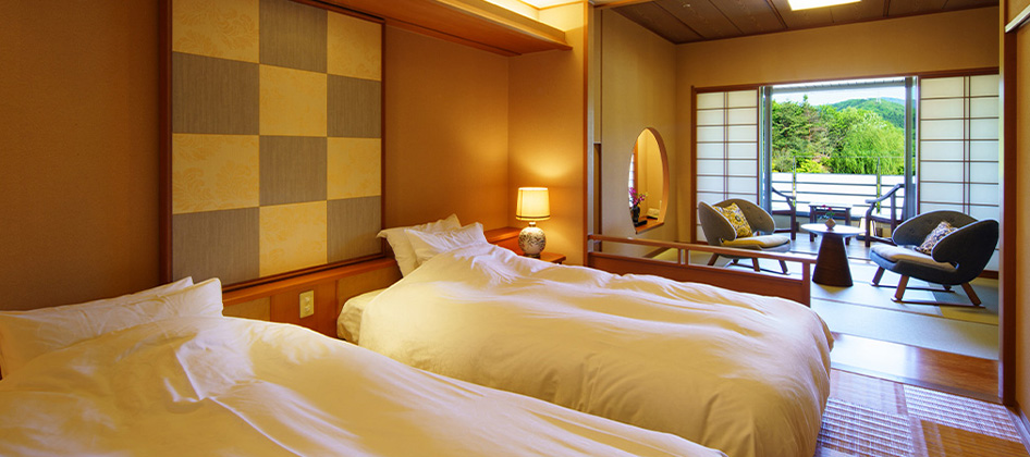 露天風呂付和洋室