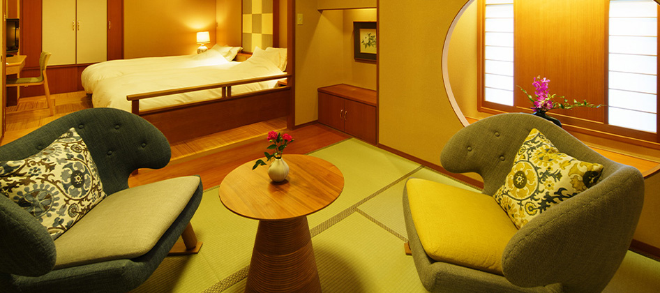 露天風呂付和洋室
