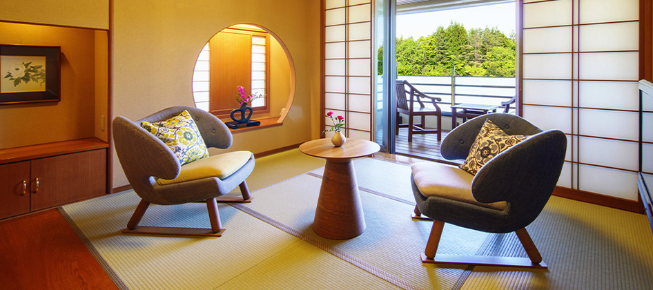 露天風呂付和洋室
