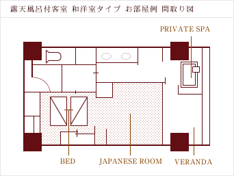 露天風呂付客室 和洋室タイプ